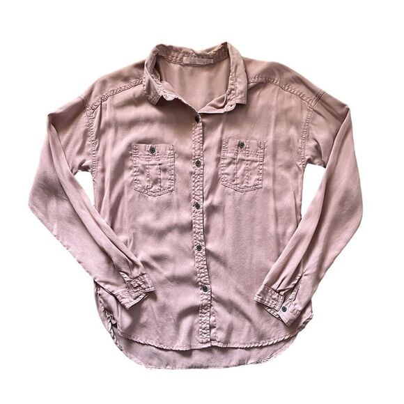 PRANA Button Down Shirt Pink Women's Size Small - Picture 1 of 5